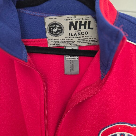 Montreal Canadiens Fleece zippered Men's jacket size L - Picture 2 of 7